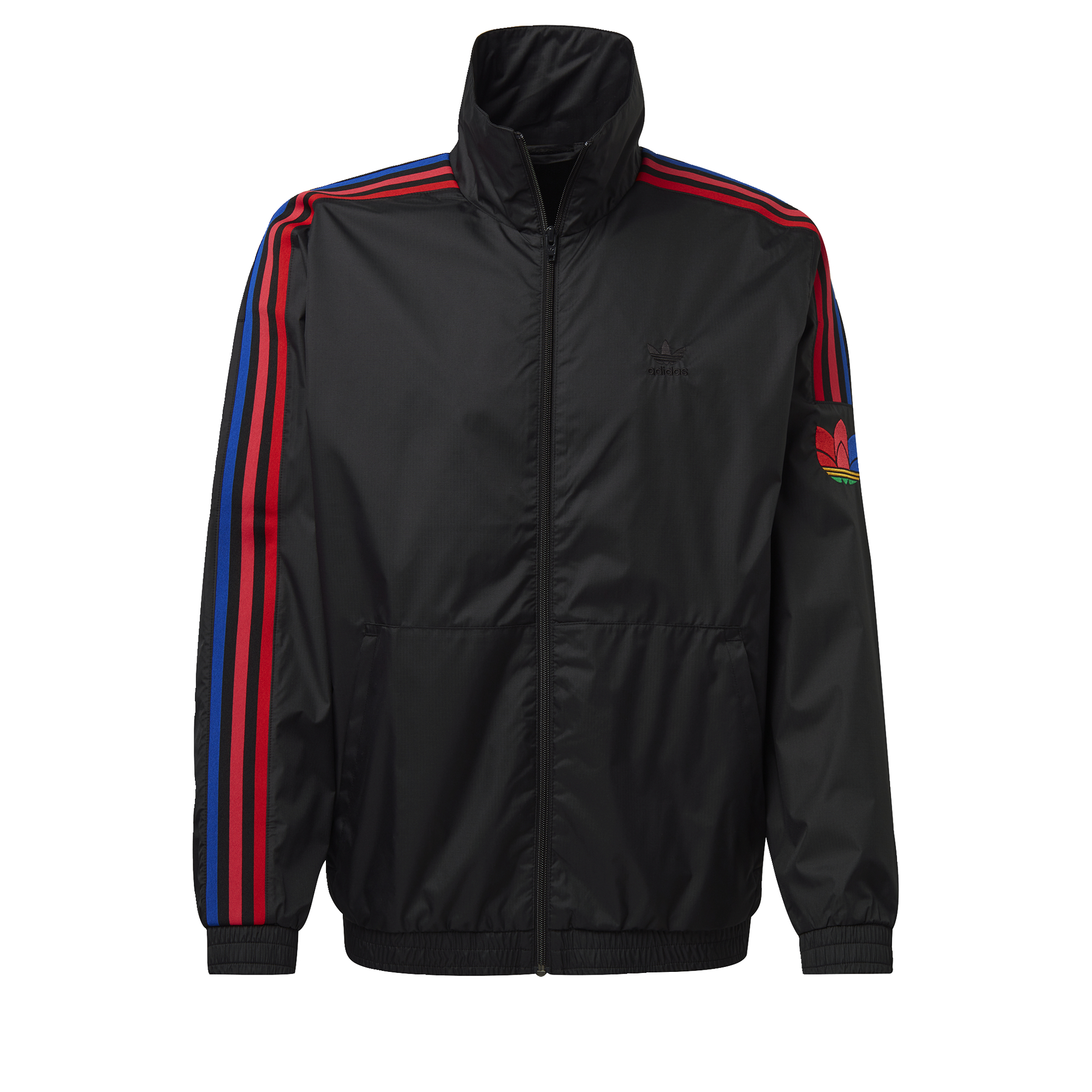 adidas ORIGINALS 3D Trefoil 3-Stripes Track Top Men Black GE0841