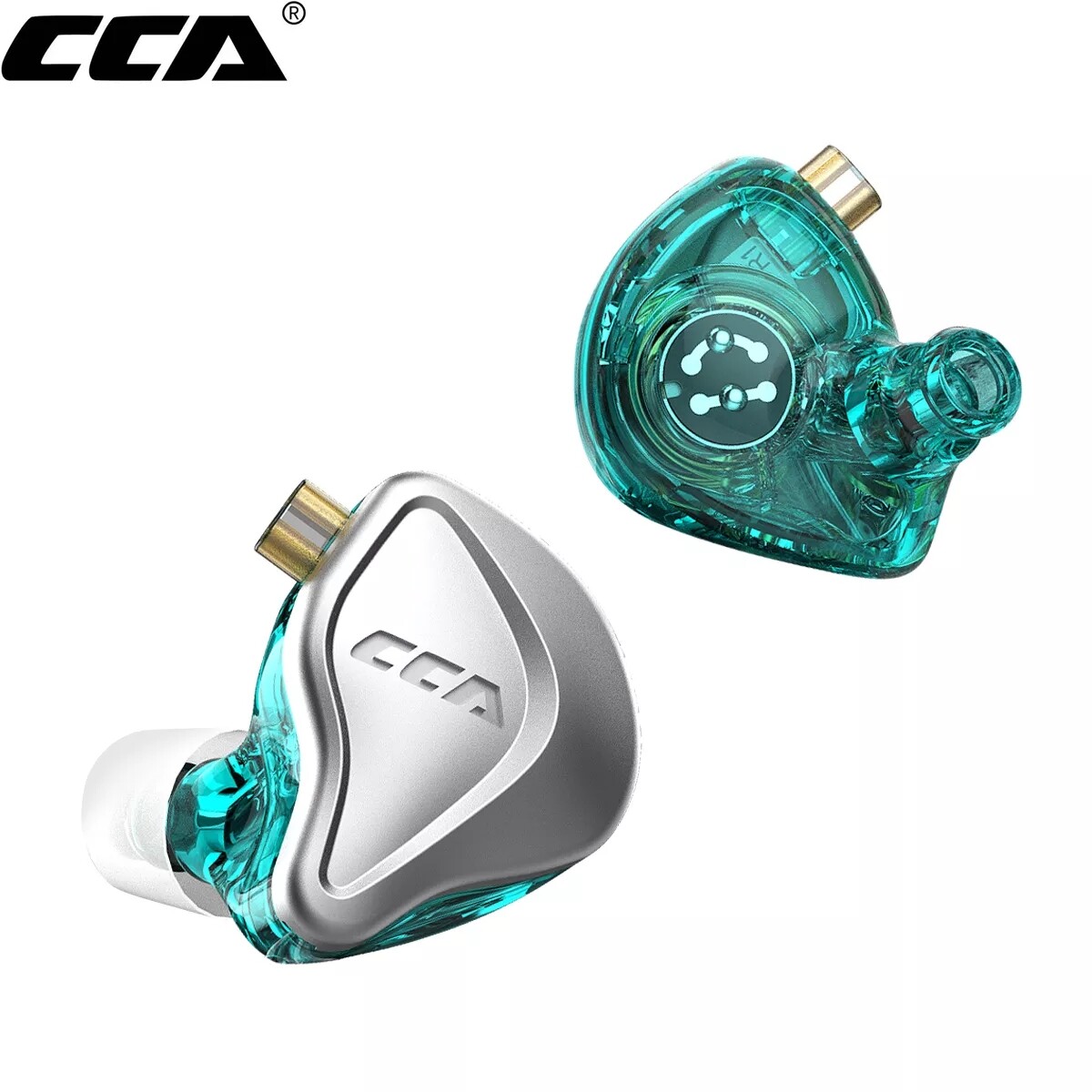 CCA NRA Electrostatic Wired Earphones In Ear Monitor Earplugs Headphones With Microphone Noice Cancelling Sport Game Headset