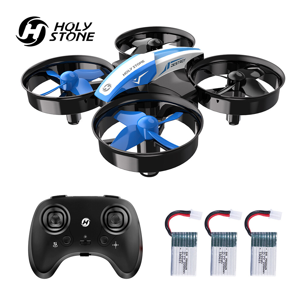 Holy Stone HS210 Mini Drone for Kids and Beginners RC Nano Quadcopter Indoor Small Helicopter Plane with Auto Hovering, 3D Flip, Headless Mode and 3 Ba, Great Gift Toy for Boys and Girls,