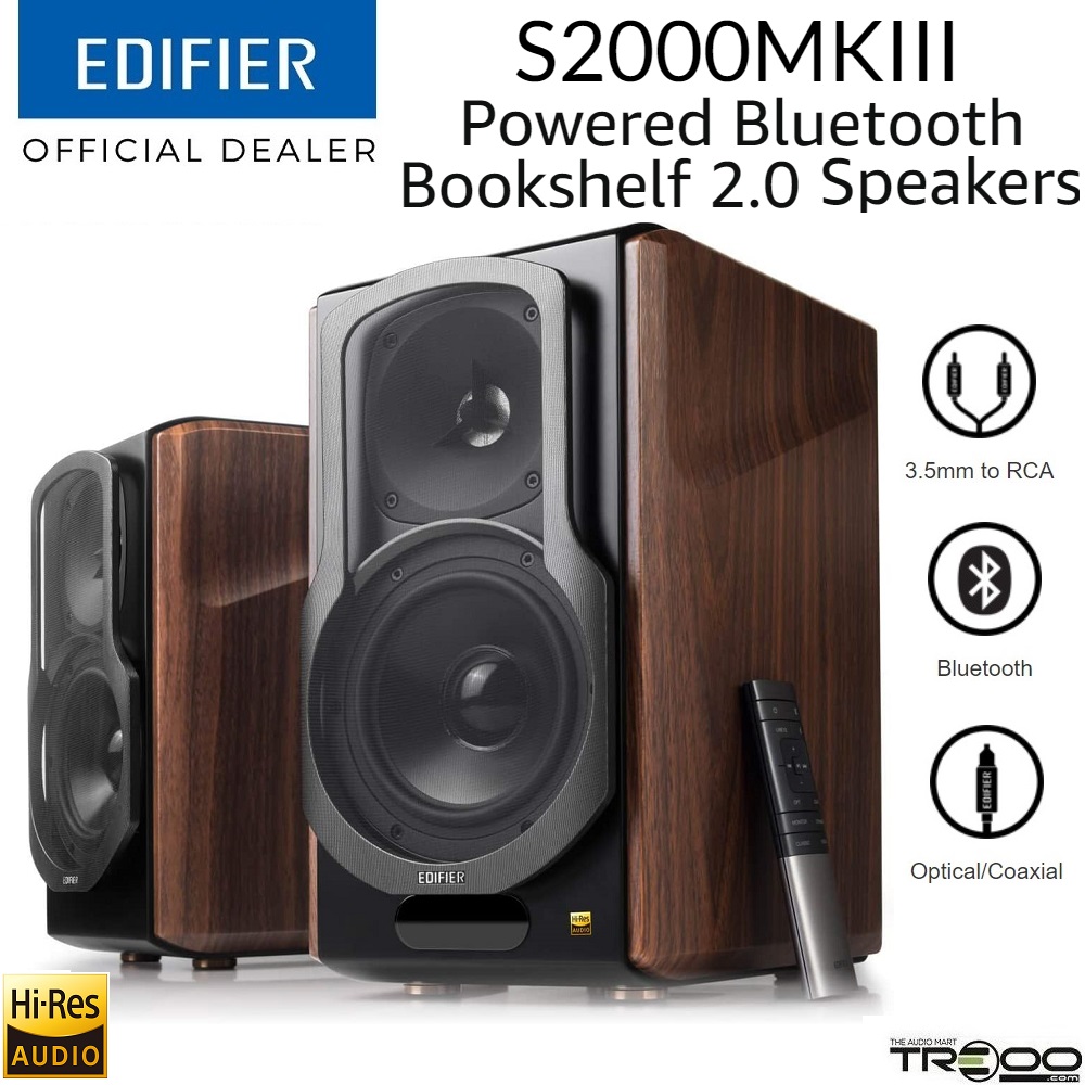 Edifier S2000 MKIII Wireless Bluetooth 2.0 Desktop Bookshelf Speakers