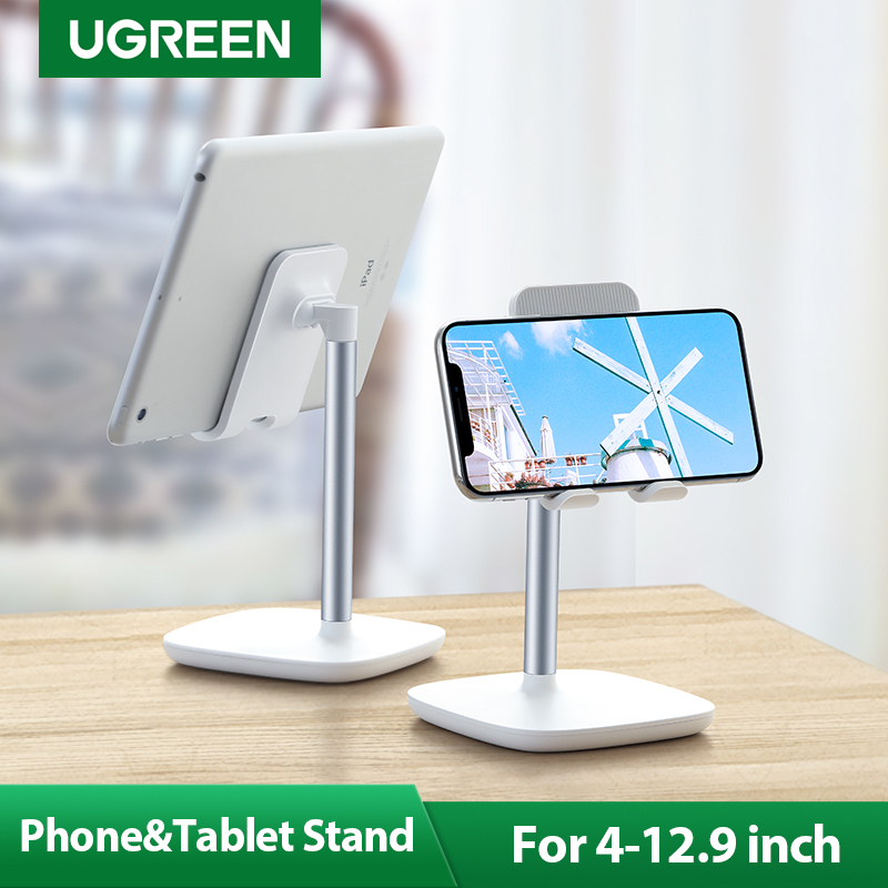 UGREEN Tablet Stand Compatible for iPad Holder Desk Adjustable for SAMSUNG S20+/iPad Pro 2020 9.7, New iPad 10.2 Inch, iPad Air 10.5, iPad Mini 4 3 2, Nintendo Switch, Samsung Galaxy Tab A, E-Book Rea
