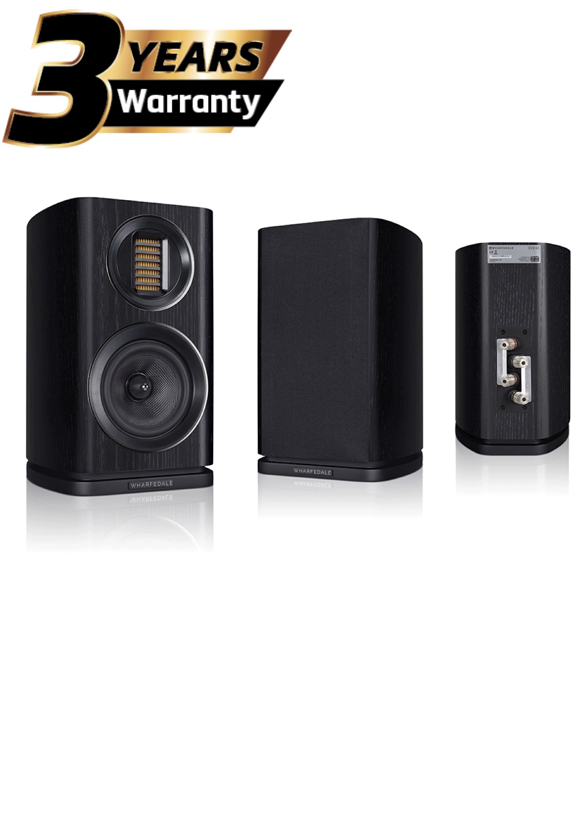 Wharfedale EVO 4.1 (Black) 3 YEARS WARRANTY, LOUDSPEAKER, SPEAKER, CINEMA, AV, DTS, ATMOS, DOLBY, THEATRE, AUDIOPHILE, STEREO
